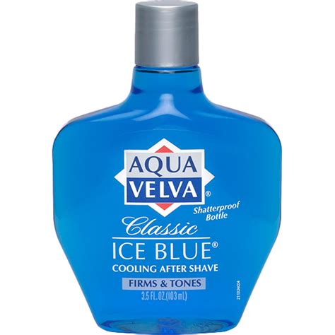 aqua velva ice blue cooling  shave lotion  oz aftershave beauty health shop