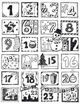 Calendario Advent Avvento Calendari Dellavvento Tante Pourfemme Mamma sketch template