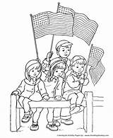 Memorial Coloring Pages Children Printable Sheets Military Holiday Veterans Kids July Color 4th Flag Patriotic Parade Labor States United Usa sketch template