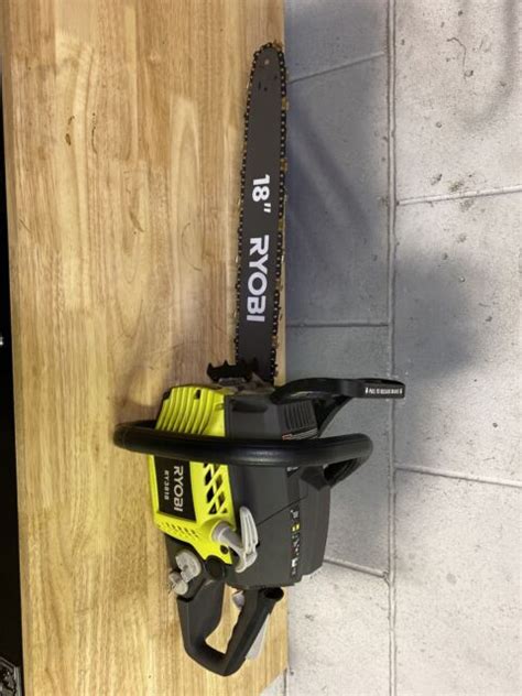 Ryobi 2 Cycle 18 In 38cc Gas Powered Chainsaw For Sale Online Ebay