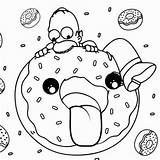Forcoloring Homer sketch template