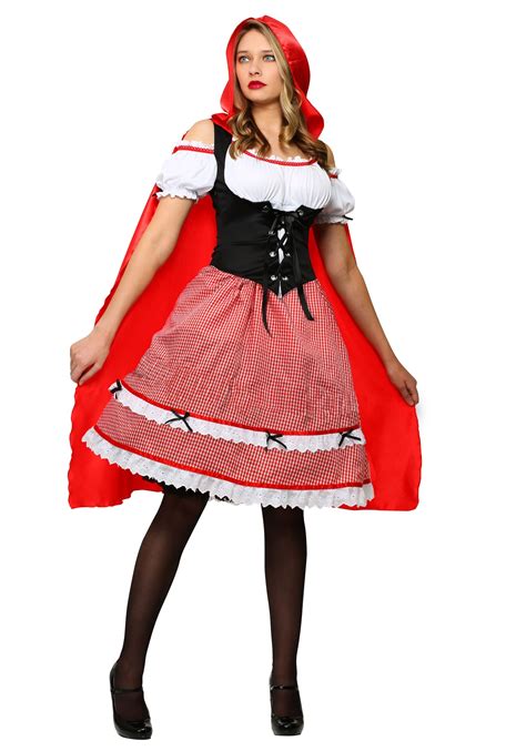 9 Plus Size Little Red Riding Hood Halloween Costume