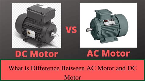 difference  ac motor  dc motor