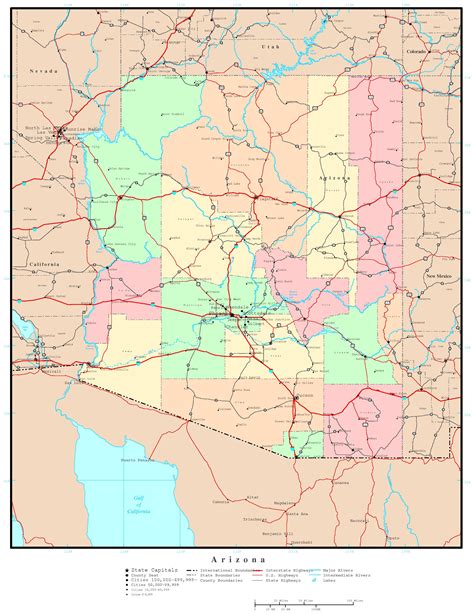 arizona political map