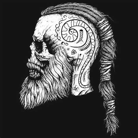 vikings norse tattoo vikings tattoo viking skull