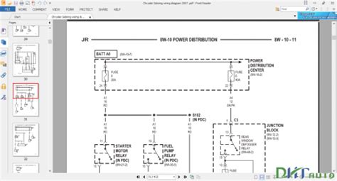 chrysler sebring wiring diagpam  automotive software repair manuals coding programming