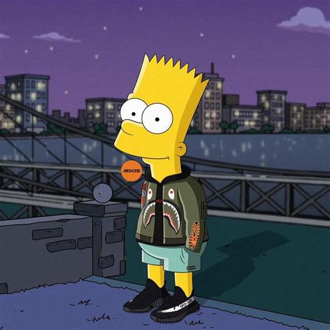 Bart Simpson Supreme With Headband Pictures To Pin On