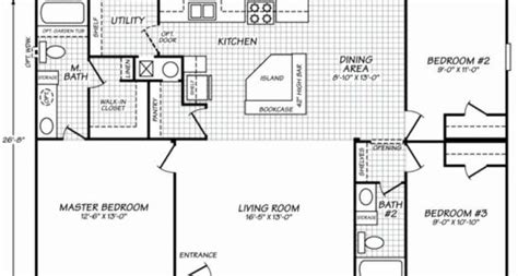 simple  fleetwood mobile home floor plans placement    trailer