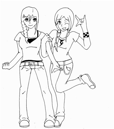 Twins Coloring Pages At Free Printable Colorings