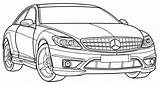 Mercedes Colouring Cls Panamera Lkw 색칠 Ausmalen 공부 Carscoloring 출처 sketch template