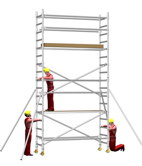 pin  aluminium mobile scaffolding tower