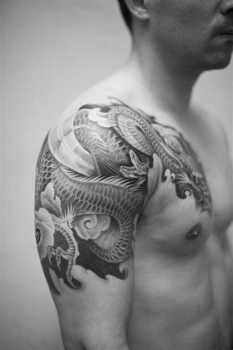 100s Of Shoulder Dragon Tattoo Design Ideas Pictures Gallery
