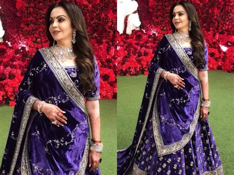 nita ambani shows how to dress like a mother of a bride the times of india