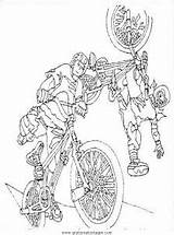 Bmx Bici Sportarten Verschiedene Malvorlage Ausmalen Kategorien sketch template