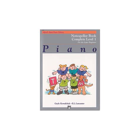 alfred alfred s basic piano course notespeller book