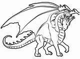 Dragon Fire Breathing Cartoon Coloring Pages Clipart Library Dragons Easy Fun sketch template