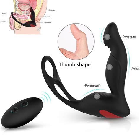 wireless prostate massager vibrato male stimulation
