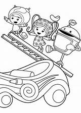 Coloring Umizoomi Team Pages Bot Printable Geo Milli Climb Ladder Coloringhome Comments sketch template