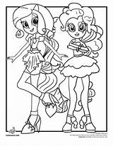 Coloring Pony Equestria Girls Little Pages Pinkie Pie Rarity Rainbow Printable Scribblefun Mlp Dash Rocks Comments Colouring sketch template