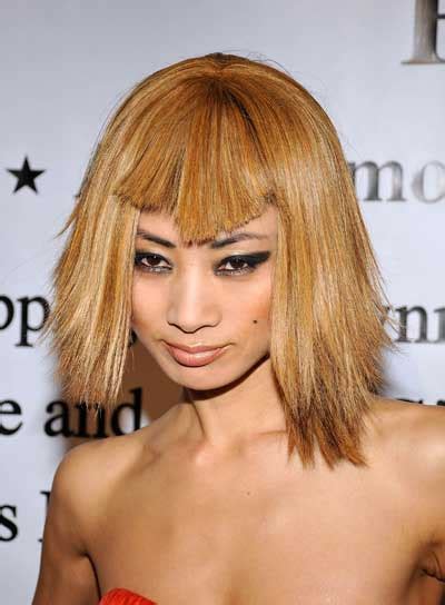 Straight Hairstyles With Bangs Beauty Riot