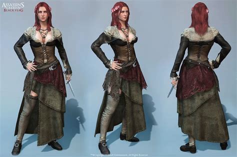 assassin s creed female characters anne bonny assassin s creed iv black flag character art by