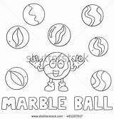 Marbles sketch template