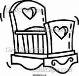 Baby Crib Clipart Cradle Outline Drawing Clip Clipartpanda Coloring Para Clipground Drawings 20clipart Panda Cribs sketch template