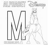 Disney Maximus Coloriage Lettre Imprimer sketch template