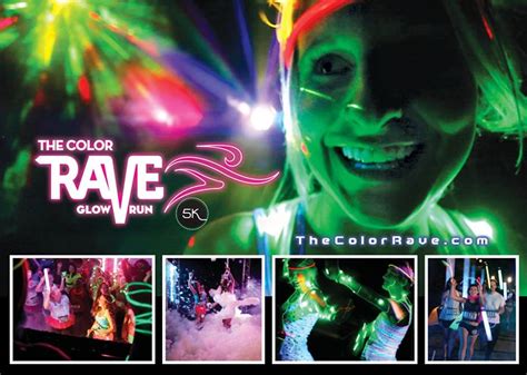 The Color Rave 5k Electric Glow Run Orlando Fl Dates Times Map