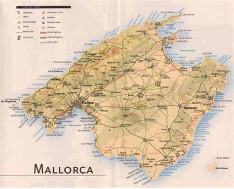 mallorca map mallorca mappery