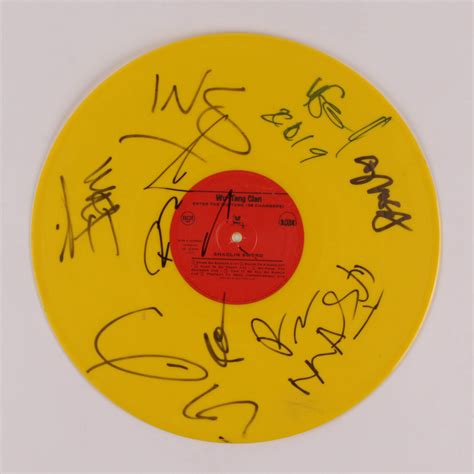wu tang clan enter the wu tang 36 chambers vinyl record signed by