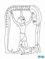 Coloring Shu Shou Deity Egypte Egipcia Deidad Dibujos Coloriages Goddesses Dioses Egipcios Línea sketch template