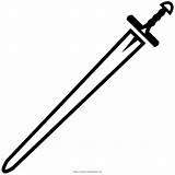 Schwert Sword Espada Espadas Ultracoloringpages Designlooter Noun sketch template
