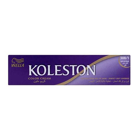 purchase wella koleston color cream tube 308 1 light ash