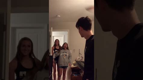 Sister And Friend Walk In On Brother While Hes Trying To Film A Video