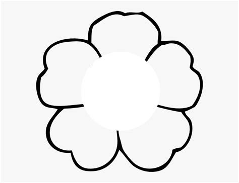 tropical flower coloring page hd png  kindpng