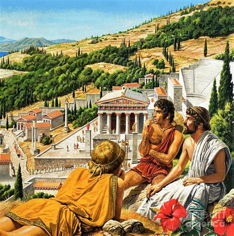 ancient greece scene  roger payne   ancient greek art ancient greece greece scene