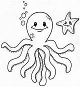 Octopus Popular sketch template