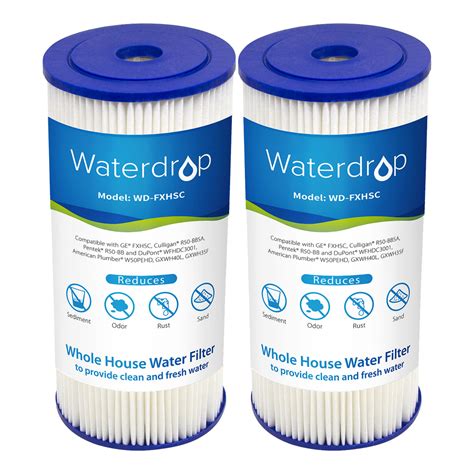 Ge Fxhsc Replacement Whole House Water Filter By Waterdrop
