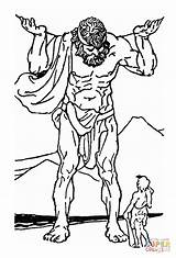 Heracles Atlante Eracle Mitologia Greek Mythology Greca sketch template