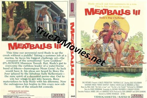 meatballs iii summer job 1986 sally kellerman patrick