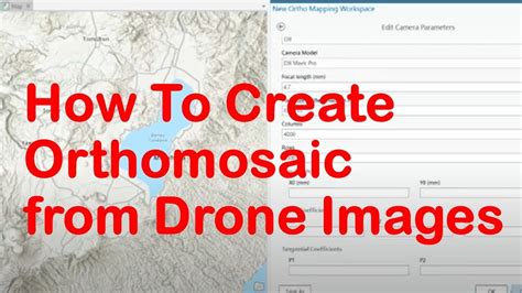 create orthomosaic  dem  drone images  arcgis pro youtube