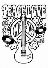 Buzzle Hippie Getcolorings Violin Leroy Malvorlagen Coloriage Thaneeya sketch template