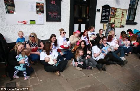 Hundreds Of Women Take Part In Mass Breastfeeding Protest To Show
