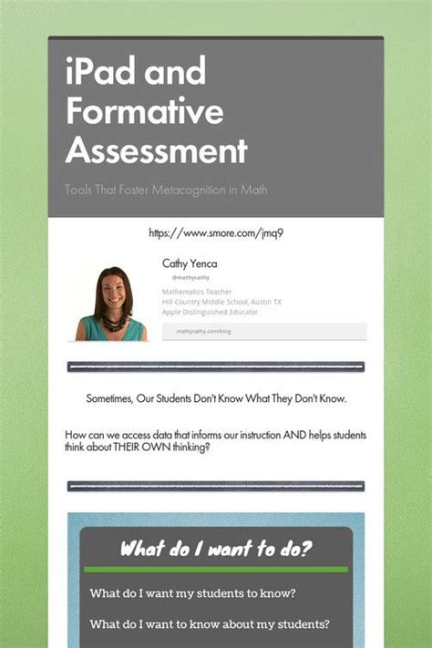 Ipad And Formative Assessment Formative Assessment Formative