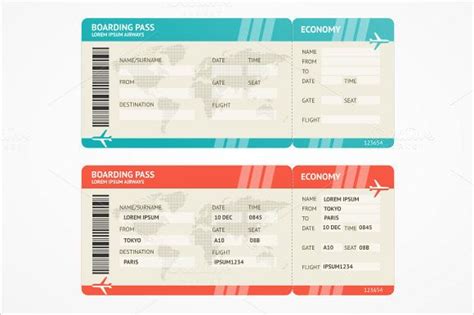 amp pinterest  action airplane  ticket template boarding