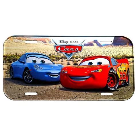 Sally And Lightning Mcqueen Disney Cars License Plate