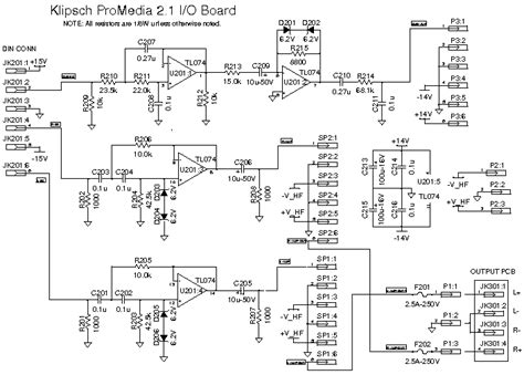 klipsch promedia  wiring diagram