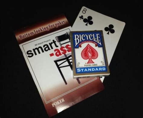 smart ass gimmick deck set magic tricks card magia magician close up stage illusion accessories