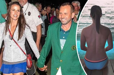 sergio garcia s wag fiancee in very cheeky instagram post after